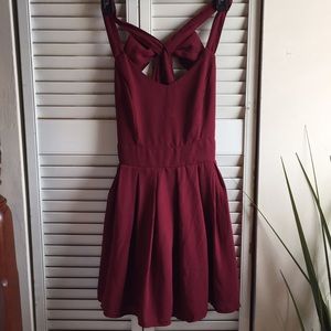 Sans souci open back dress.